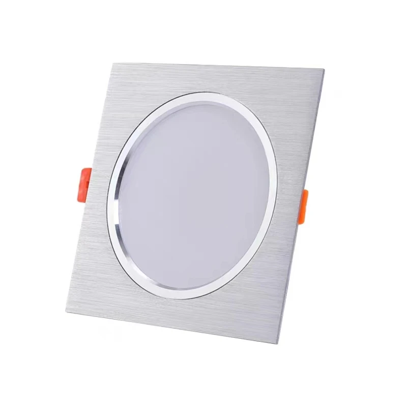 Square LED downlight DC12V AC220V spotlight ceiling lamp 3W 5W 7W 9W 12W  4000K black recessed downlight LED panel light