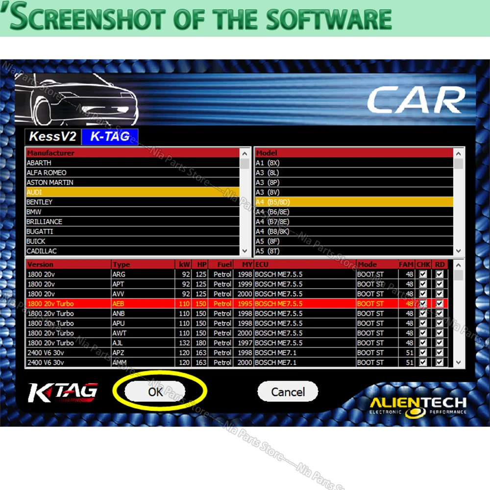 KTAG 2.25 ksuite ECU chip programming tool software Diagnostic software Car Truck Bike Tractor Boat Auto Repair Code reader New