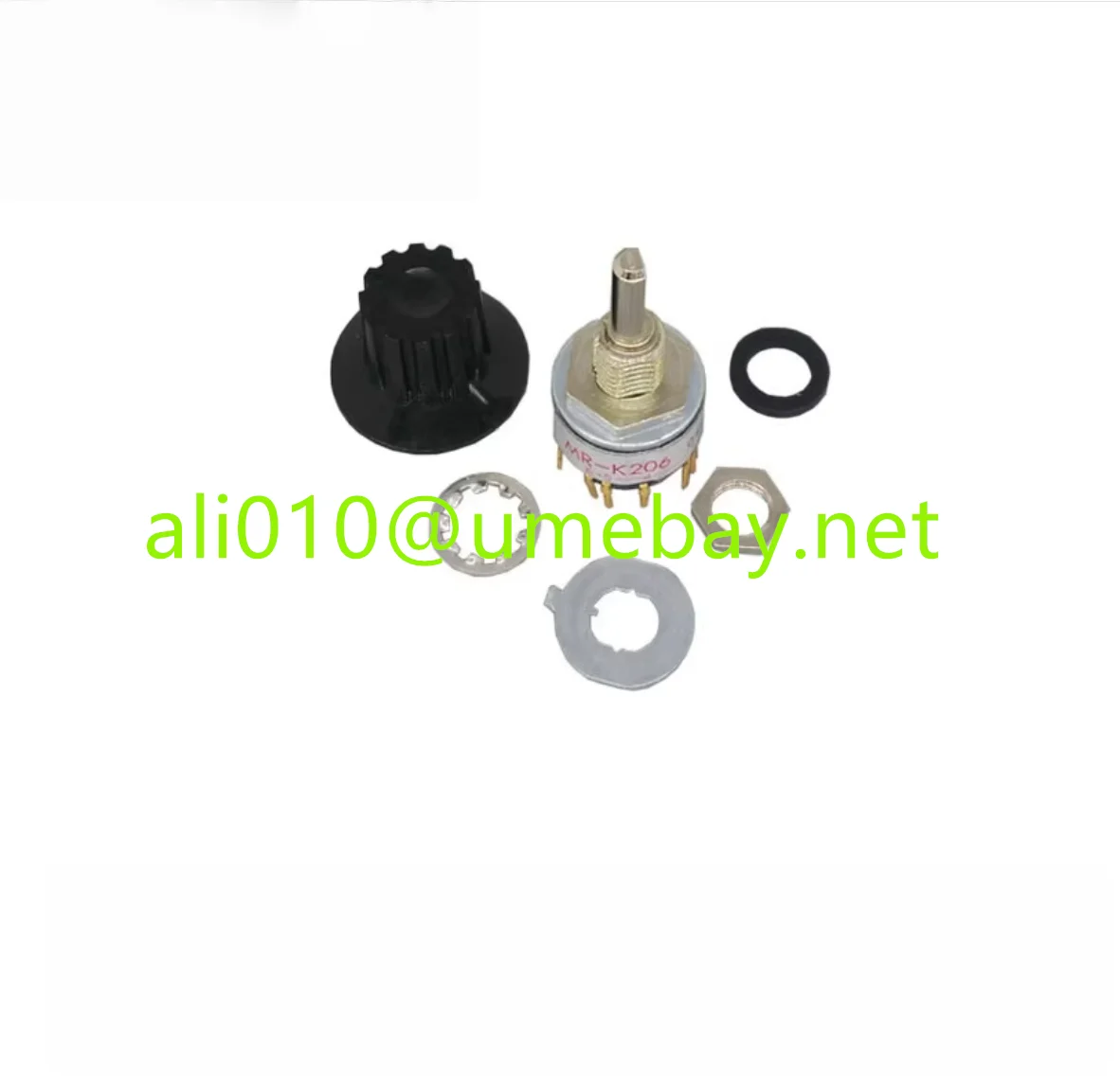 2 piece, rotary band switch, dedicated for handwheel MRK206 MR-K206 MRK206-A NKK