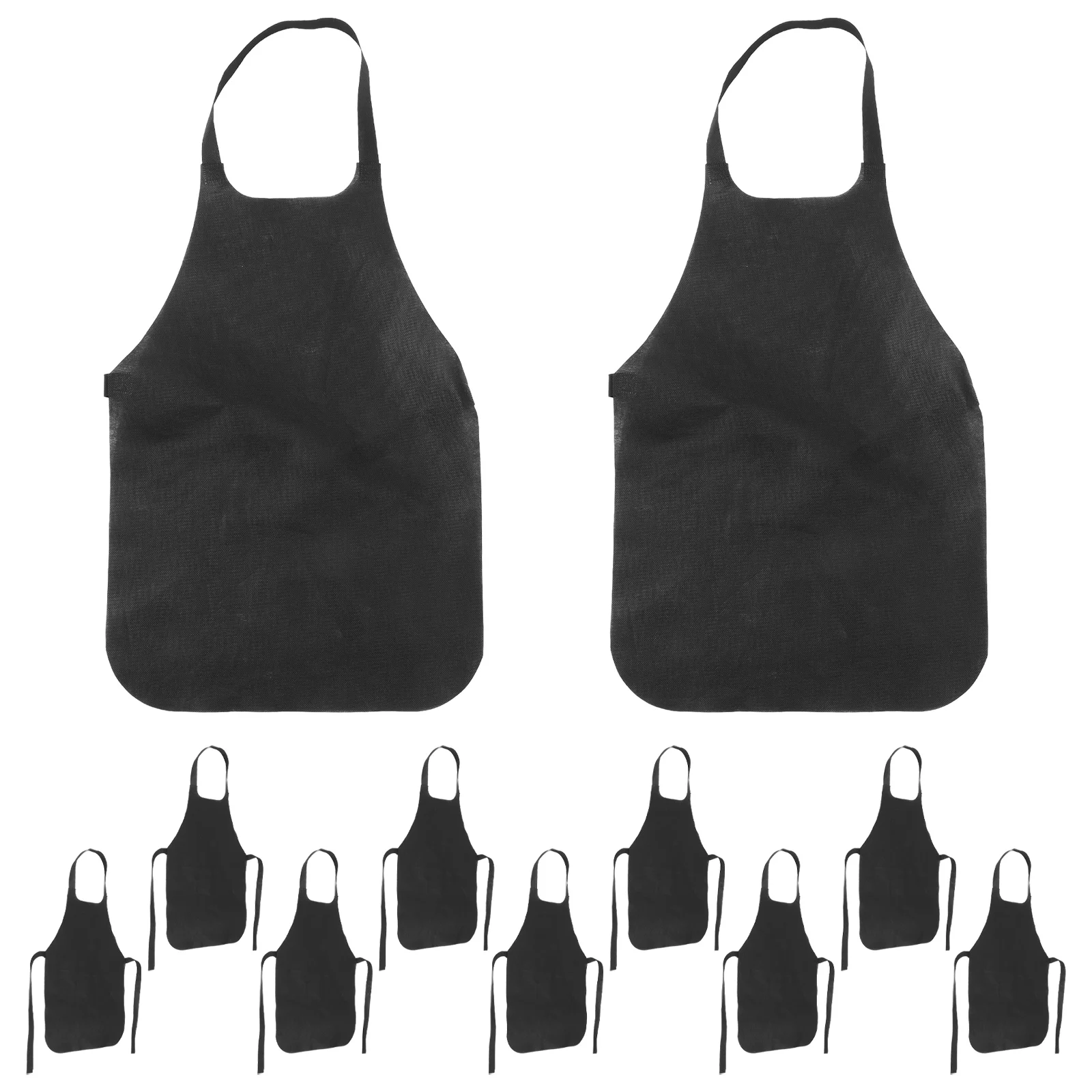 11-teilige Overalls für Herren, Einwegschürze, Vliesstoff, verdickte Herrenschürzen, Tasche