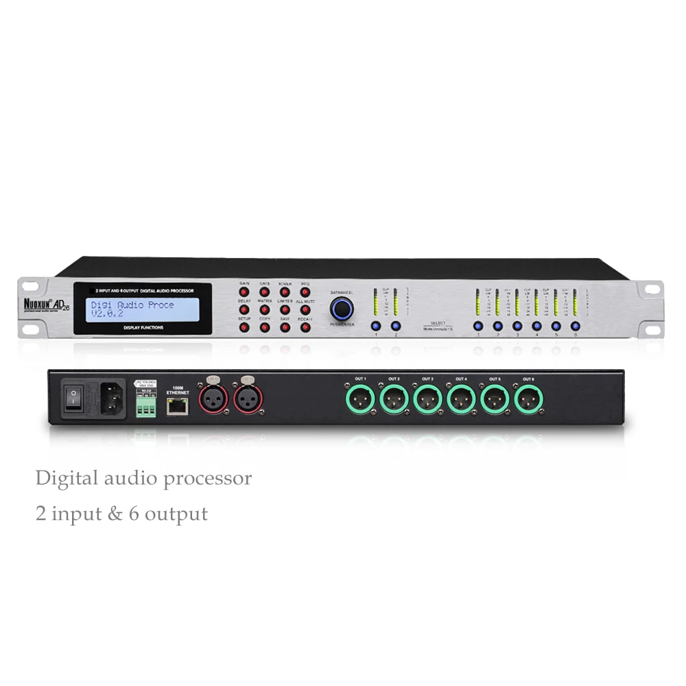 

Adjustable Delay Digital Audio Sound Processor Powerful DSP Processing Equipment