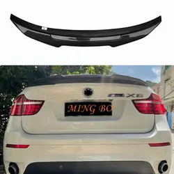 Becquet arrière en Fiber de carbone forgée pour BMW E71 X6 2008 – 2014, aileron de coffre de style PSM