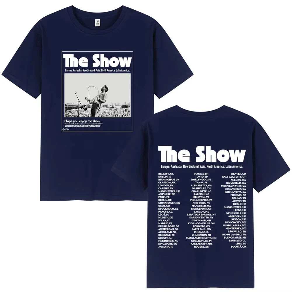 Niall Horan The Show Live on Tour 2026 T Shirt Fashion Hip Hop Oversized Short Sleeve T-shirts Men Women Harajuku Casual T-shirt