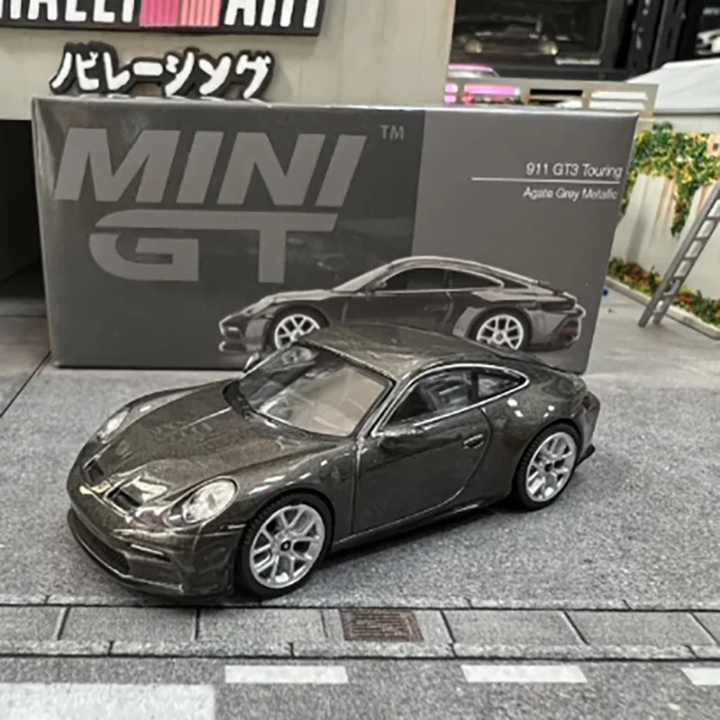 MINIGT 1:64 Scale Taycan Turbo S And 911 GT3/Carrera S/Targa 4S Alloy Emulation Car Delicacy Model Static Toy Gift Display