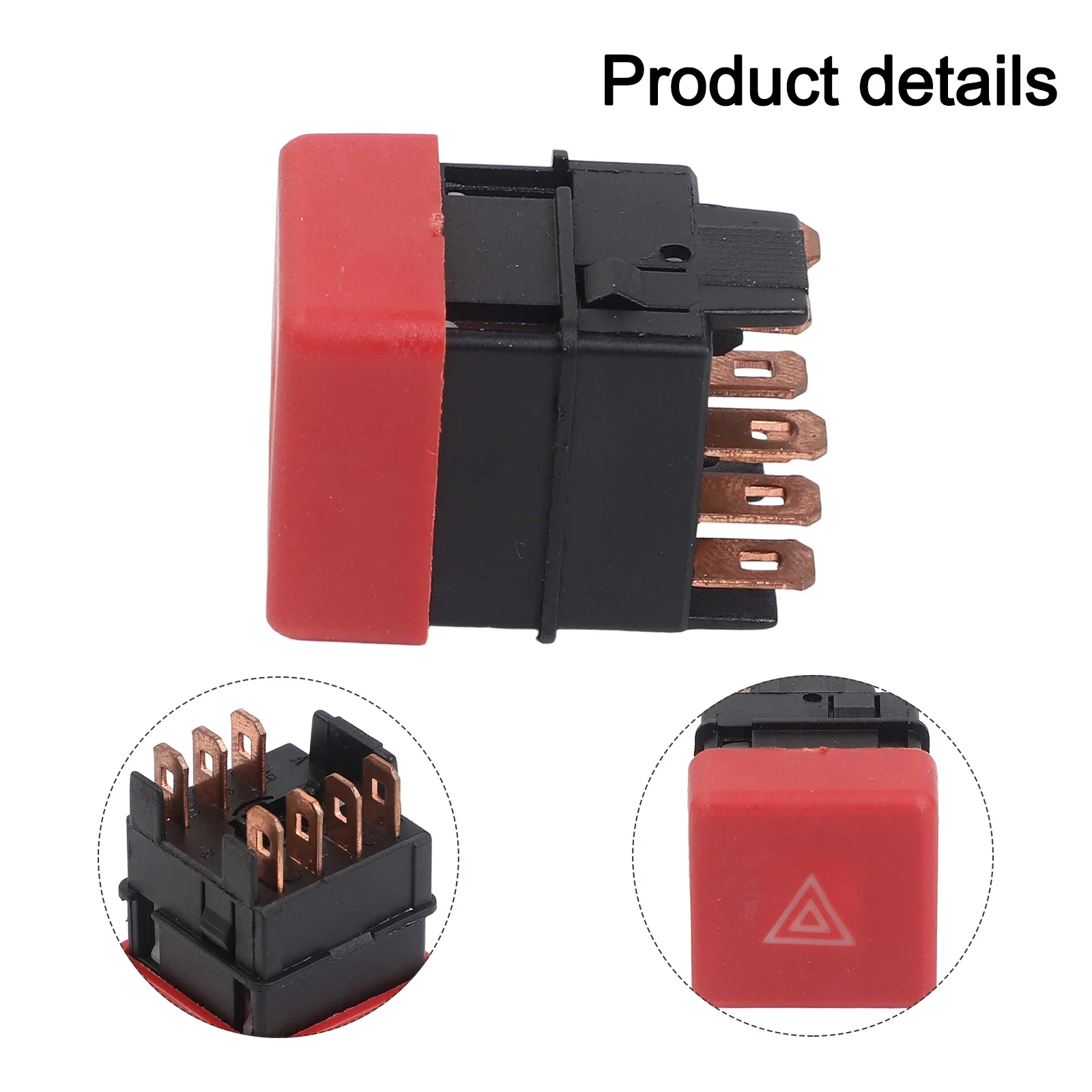 Hazard Warning Switch Suitable for Fiat, Without Battery Interior Parts Switches Hazard Warning Switches 1300456808