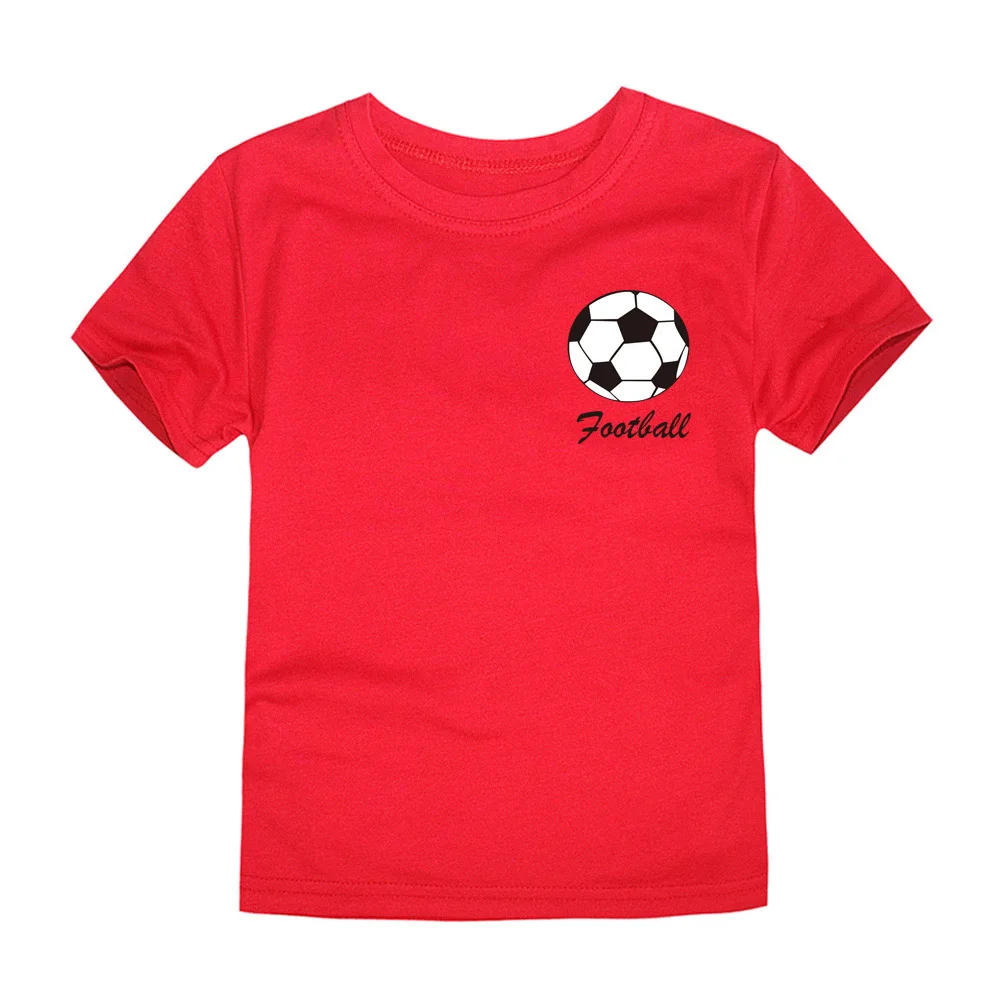 サッカーTシャツ,子供服,ティーンエイジャー,男の子と女の子のためのベーシックな服,デザイナーの服,12歳,13歳,14歳