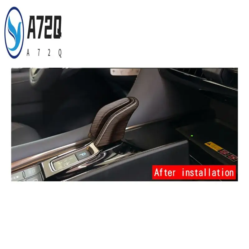 

A72Q-For Toyota ALPHARD/VELLFIRE 40 Series 2023+ Car Gear Shift Knob Head Cover Trim Decorative Sticker