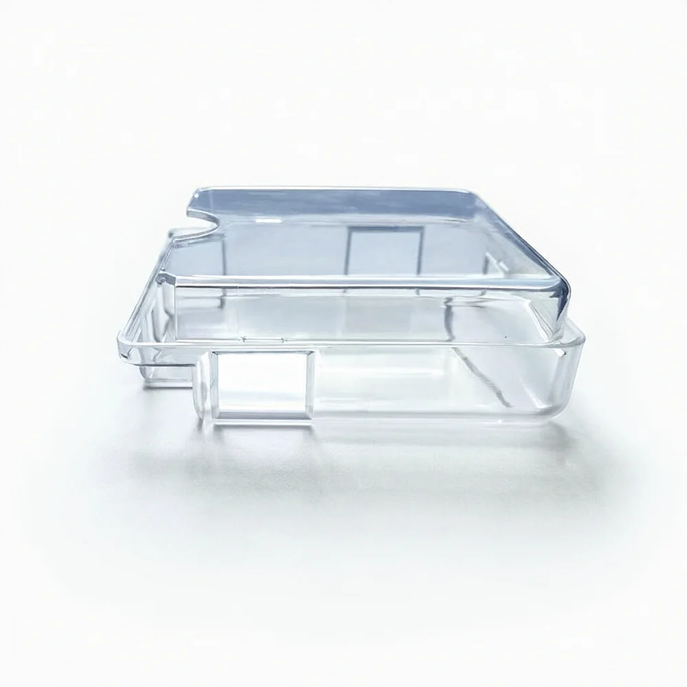Clear Crystal Protective Case Cover Shell For Nintendo Game Boy Advance SP GBA SP Transparent Hard Plastic Full Body Protector A view 3