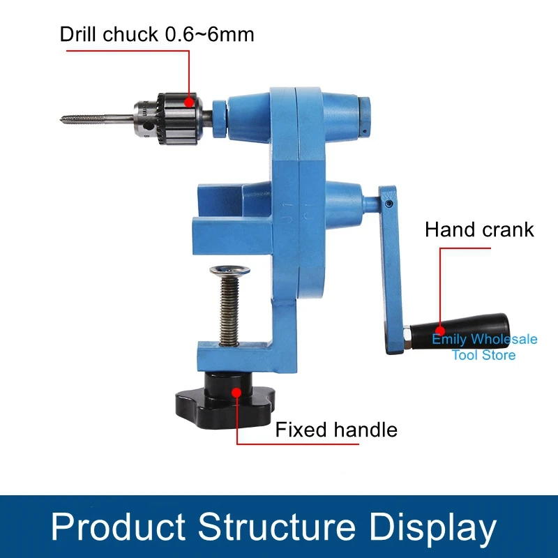 Precisie Handmatige Micro Tandheelkundige Trimmer Terug Tanden Machine Hand Crank Tapping Machine Tapping Machine Trimmen Machine