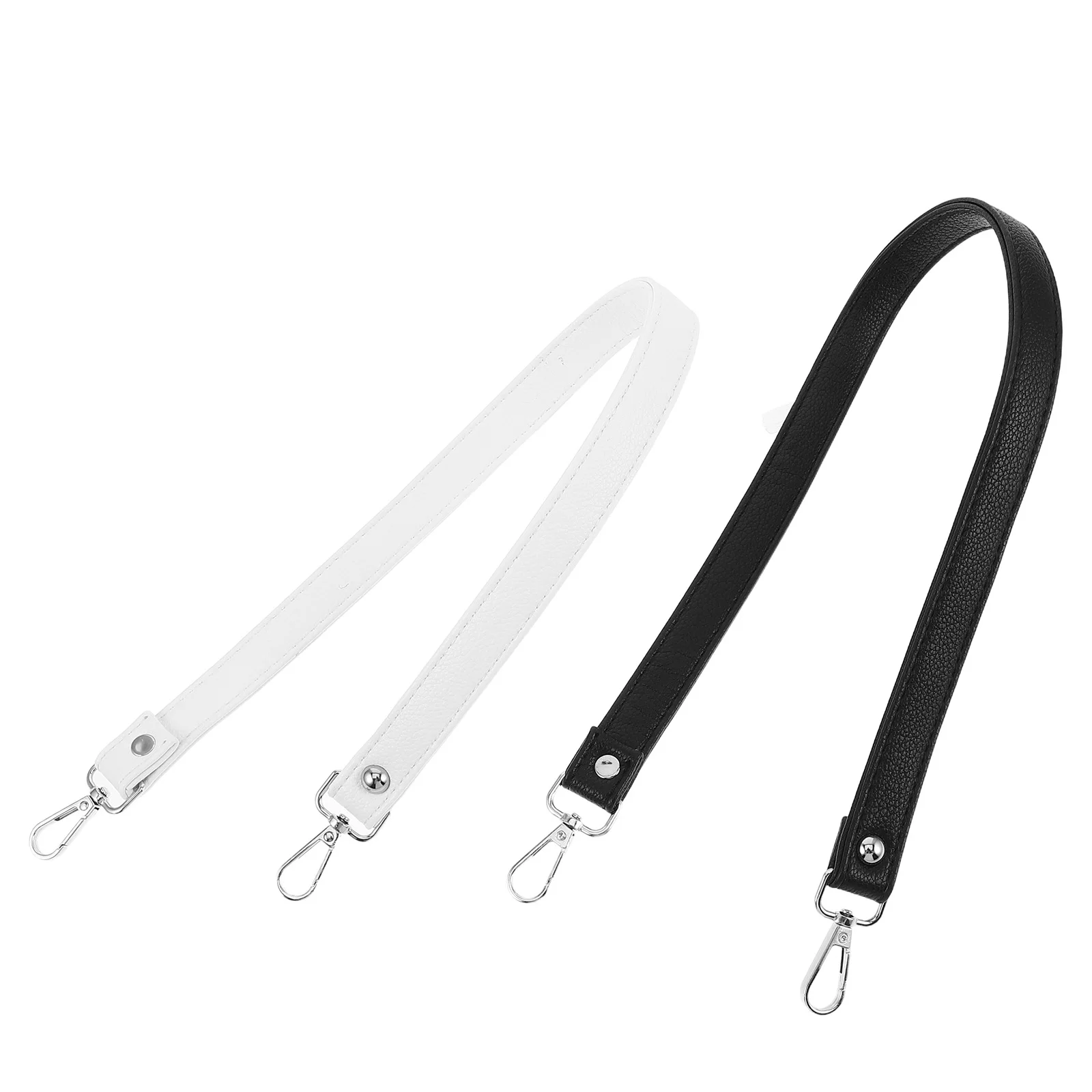 

2pcs Handbag Strap Artificial Replacement Handle Chain Durable Material Comfortable Grip Versatile Compatibility Purse