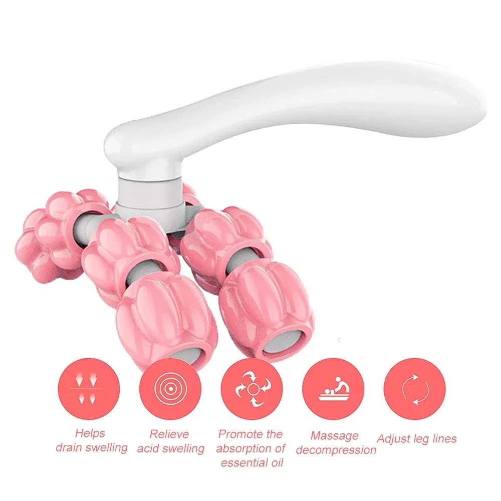 SPSPMA  1PCS Hand Held Massager Massager Roller for Hand Muscle Back Neck Foot Shoulder Leg Massage Tool