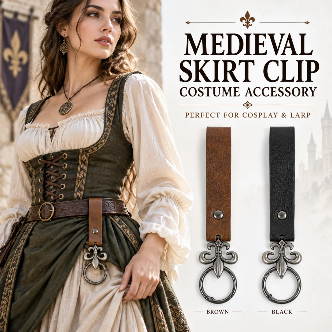 Prop For Cosplay - Clip para Falda Medieval de Halloween,