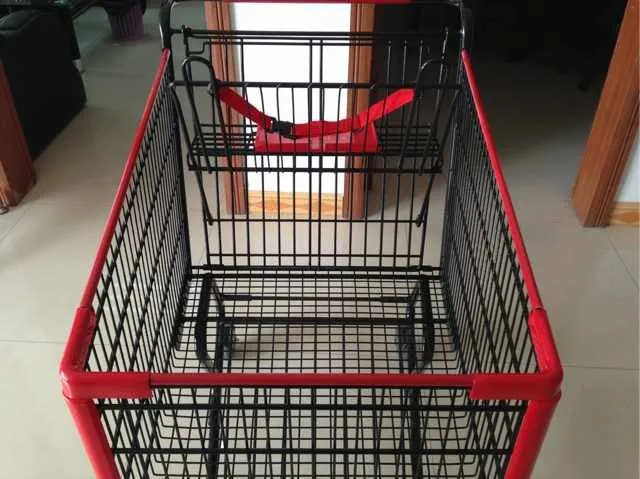 Carrinho estilo americano, carrinhos de compras para venda, largura 25 polegadas 180L carrinho de supermercado estilo americano