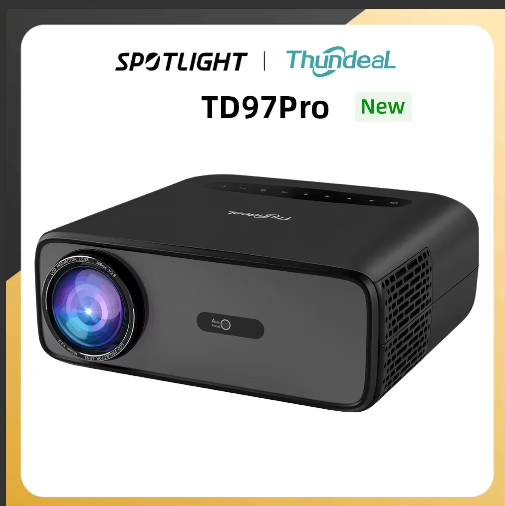 ThundeaL Full HD Projector 1080P WiFi Video Proyector TD97 Pro Home Theater Android TD97Pro TD97W 4K Projector Movie Home Cinema