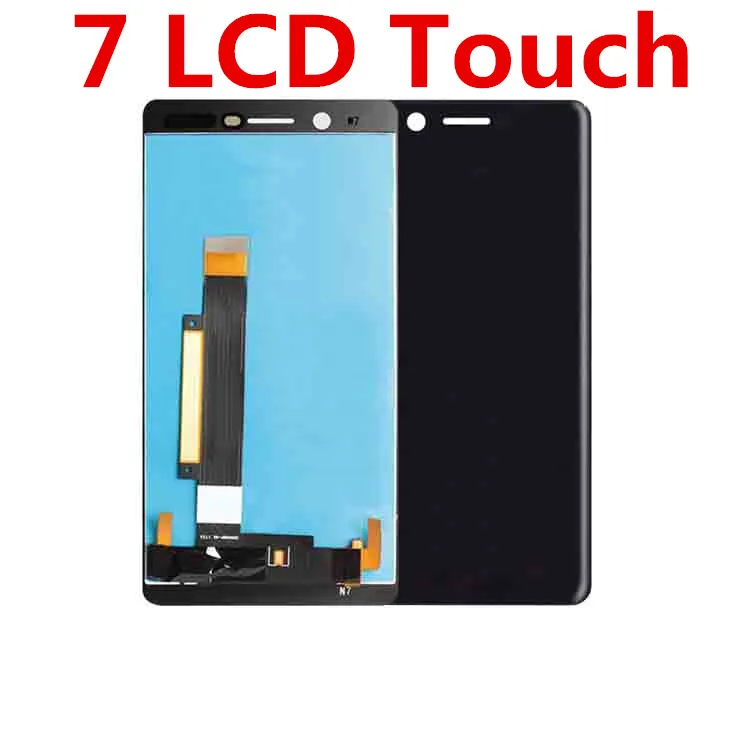 Tested LCD For Nokia7 N7 For Nokia 7 LCD Display Screen+Touch Screen Digitizer Assembly Replacement Part For Nokia 7 LCD