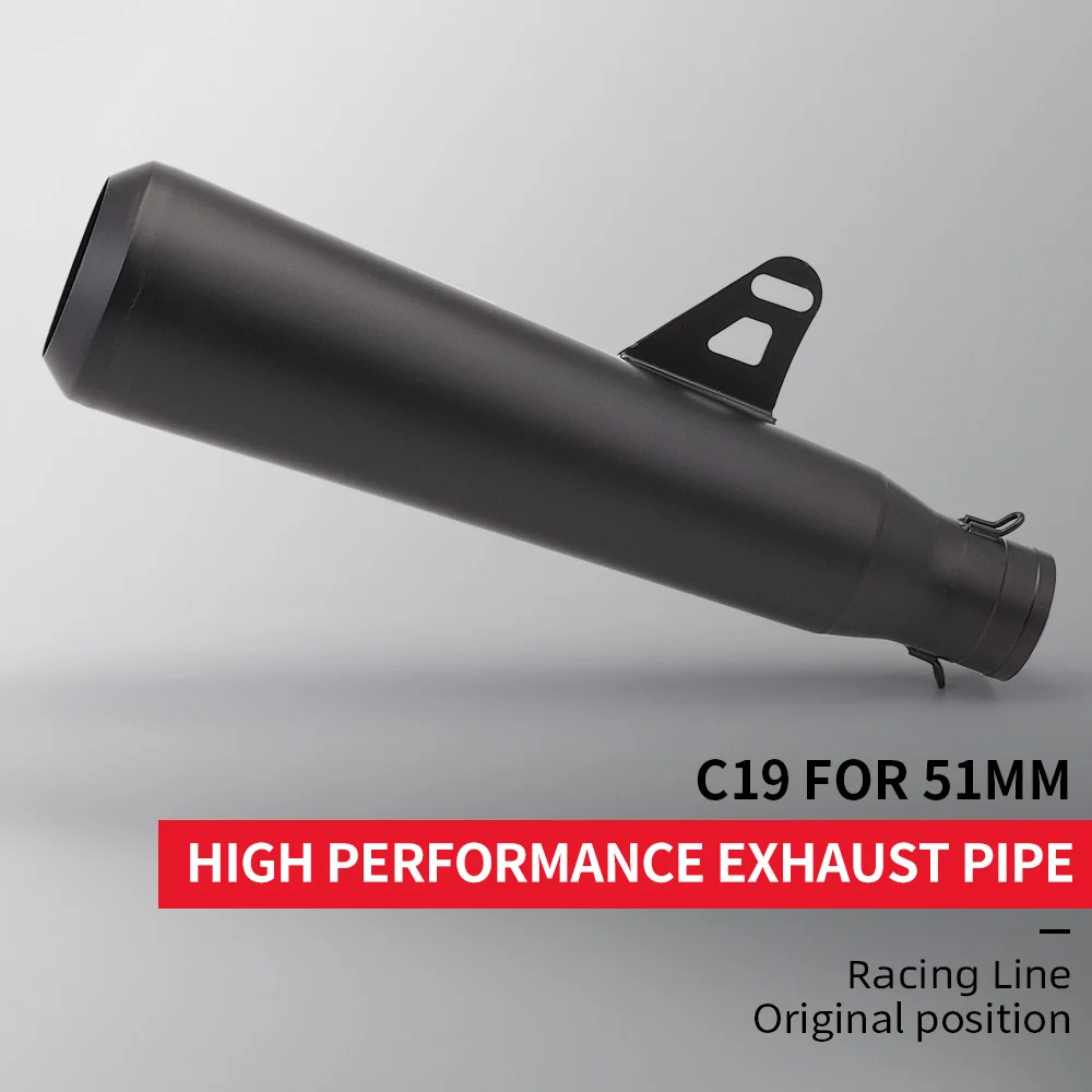 Motorcycle Exhaust Muffler Pipe Modified System For VULCAN S 650 REBEL 500 SR400 Z400 R3 PCX125 C19 S1000RR CBR650