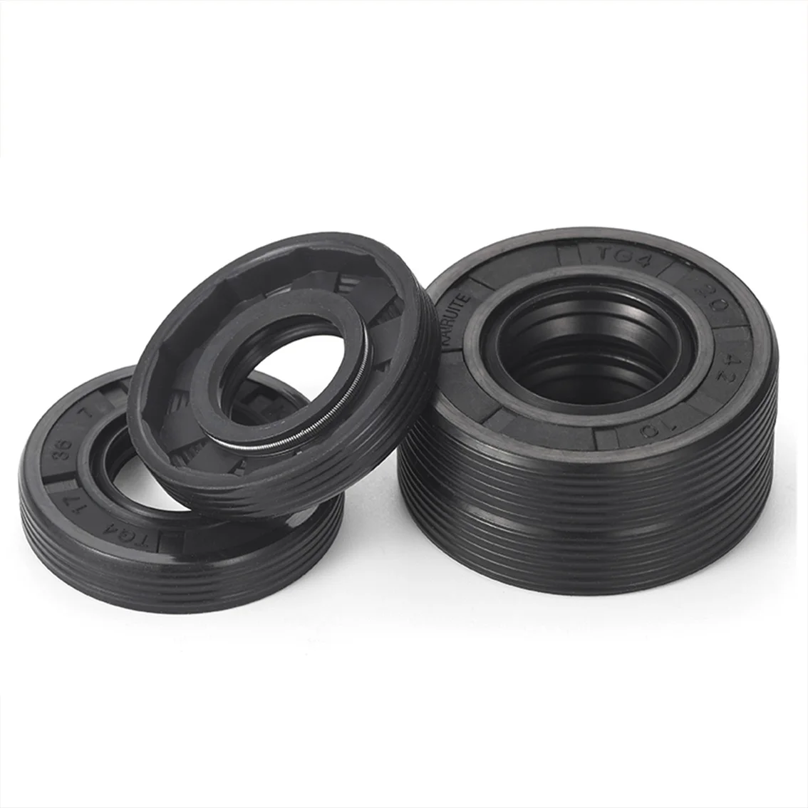 ID 14 مللي متر 15 مللي متر TC/FB/TG4 النتريل المطاط رمح الهيكل العظمي النفط الختم OD 20 مللي متر-48 مللي متر NBR O-حلقة ختم طوقا الارتفاع 3/4/5/6/7/8/9/10 مللي متر