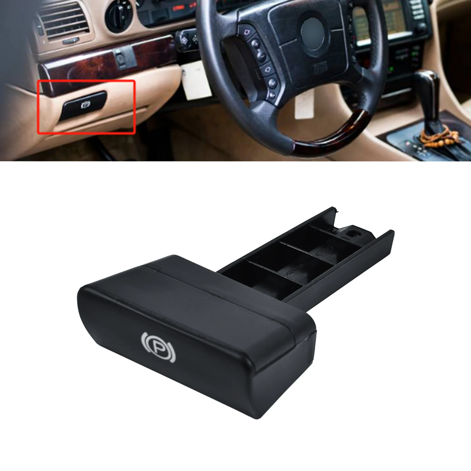 

Brake Release Lever Interior Brake Handle Compatible With E38 1993-2001 Easy Installation Functional And Practical Design