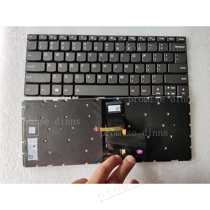 M  US Keyboard For Lenovo 14sIIL 14sIML 14SARE 2020 E41-55 E4-ARR (Delete key)
