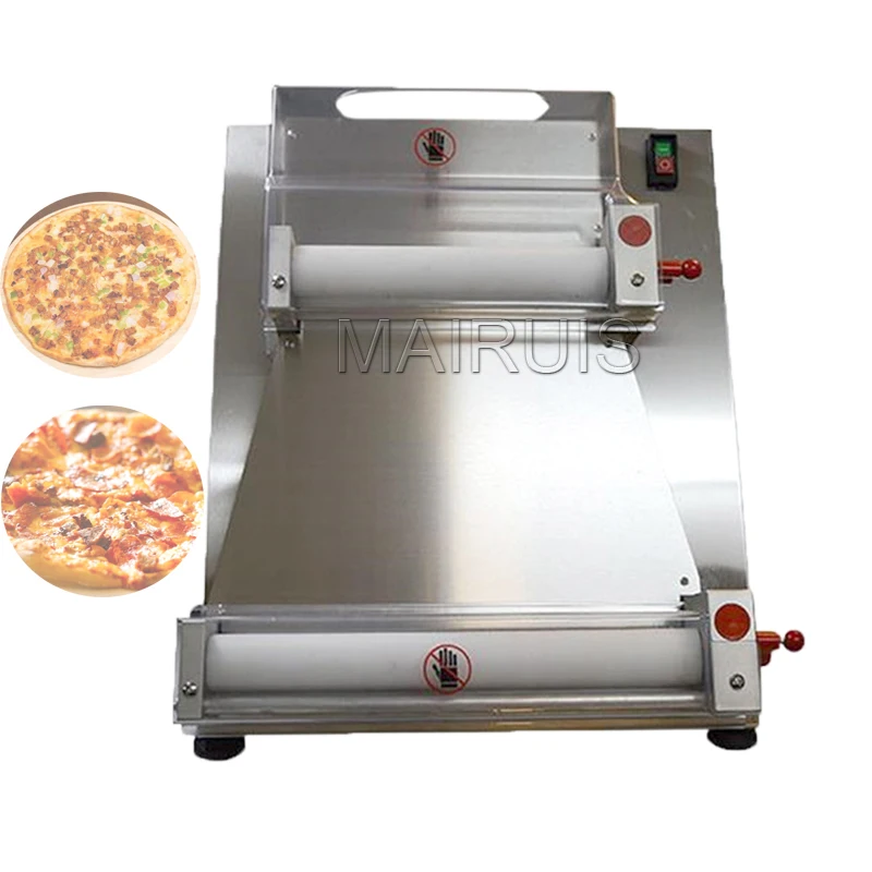 

15 Inch Pizza Dough Roller Rolling Machine Pizza Press Machine Electric Dough Sheeter Rolling Machine