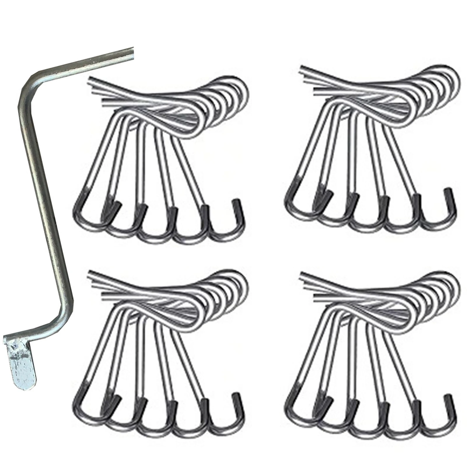 20 Pcs Barb Fence Wire Tensioner Stainless Steel Fence Wire Tightener Tensioner for Farm Worker Gardening Enthusiast Gift