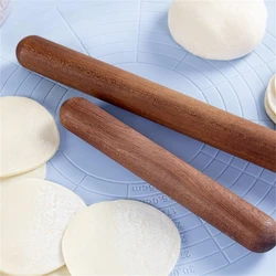 Japan Ebony Wooden Rolling Pin Kitchen Cooking Baking Tools Crafts Baking Fondant Cake Decoration Black Dough Roller