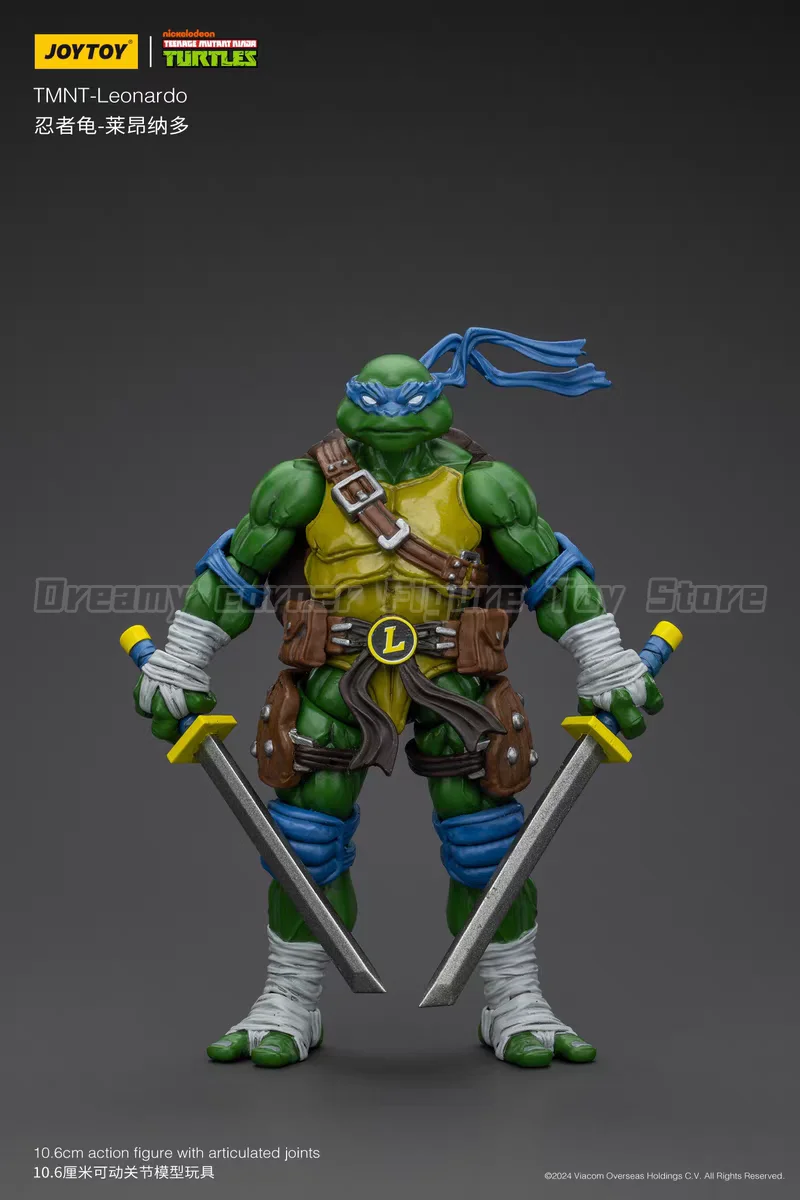 【In Stock】JOYTOY TMNT-Leonardo Raphael Michelangelo Donatello 1/18 Action Figure