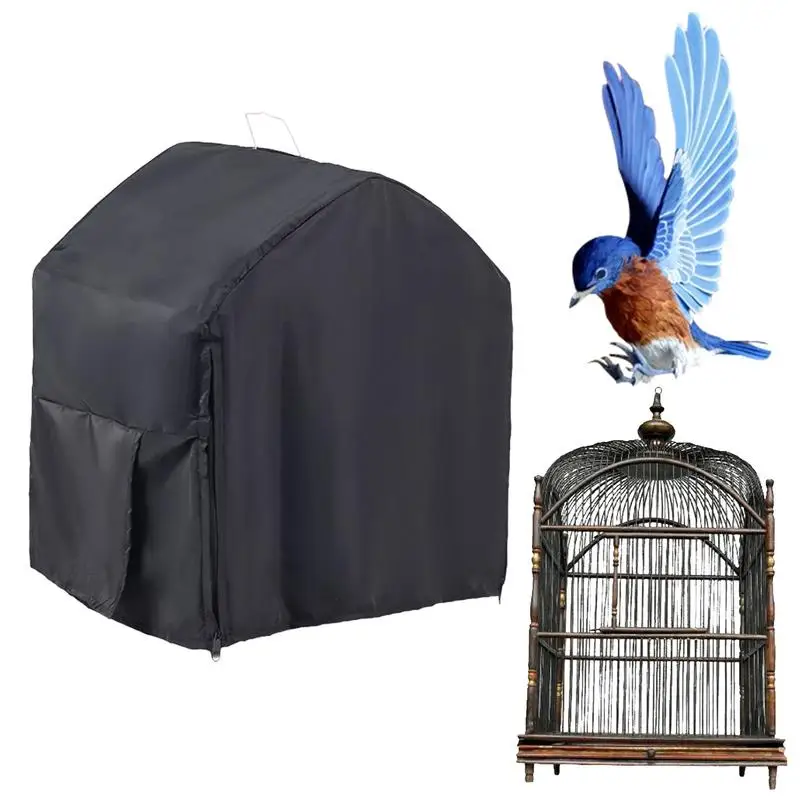 Parrot Cage Cover Good Night Black-out Cover Cage Accessories For Parrot Parakeet Small Animal Sleeping Blocks Light