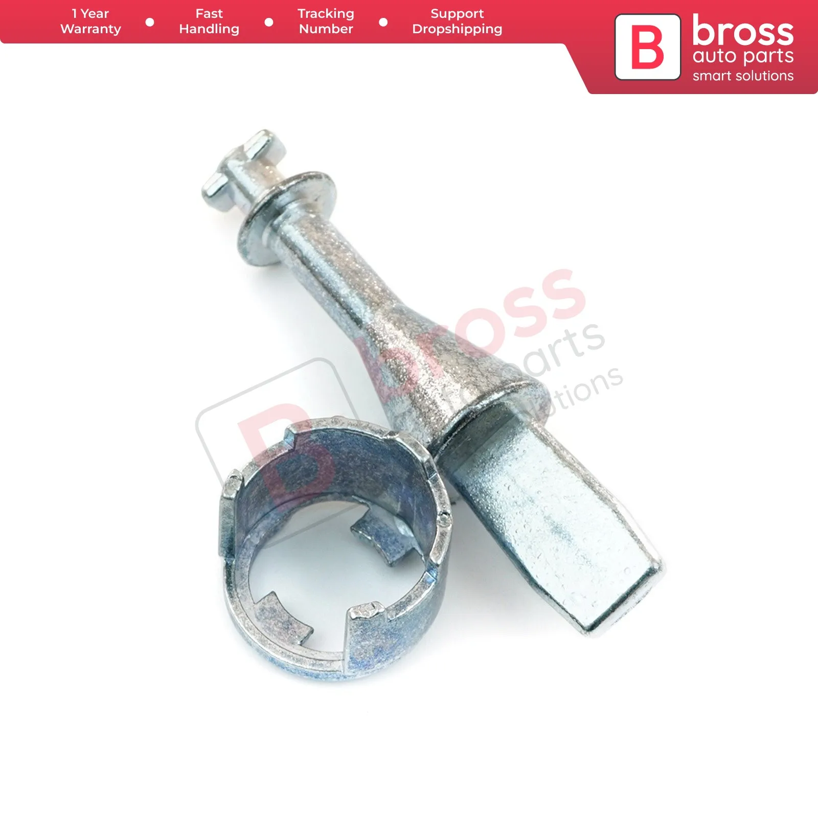 

Bross BDP920 Door Lock Barrel Cylinder 52 mm Eccentric Orbital Follower Repair Kit Front Door 1K0837167 for VW Golf MK5