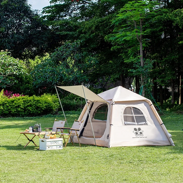 

TAILI Manufacturing Automatic Inflatable Air Tube Tent Waterproof Canvas for Family Camping Light for Hiking