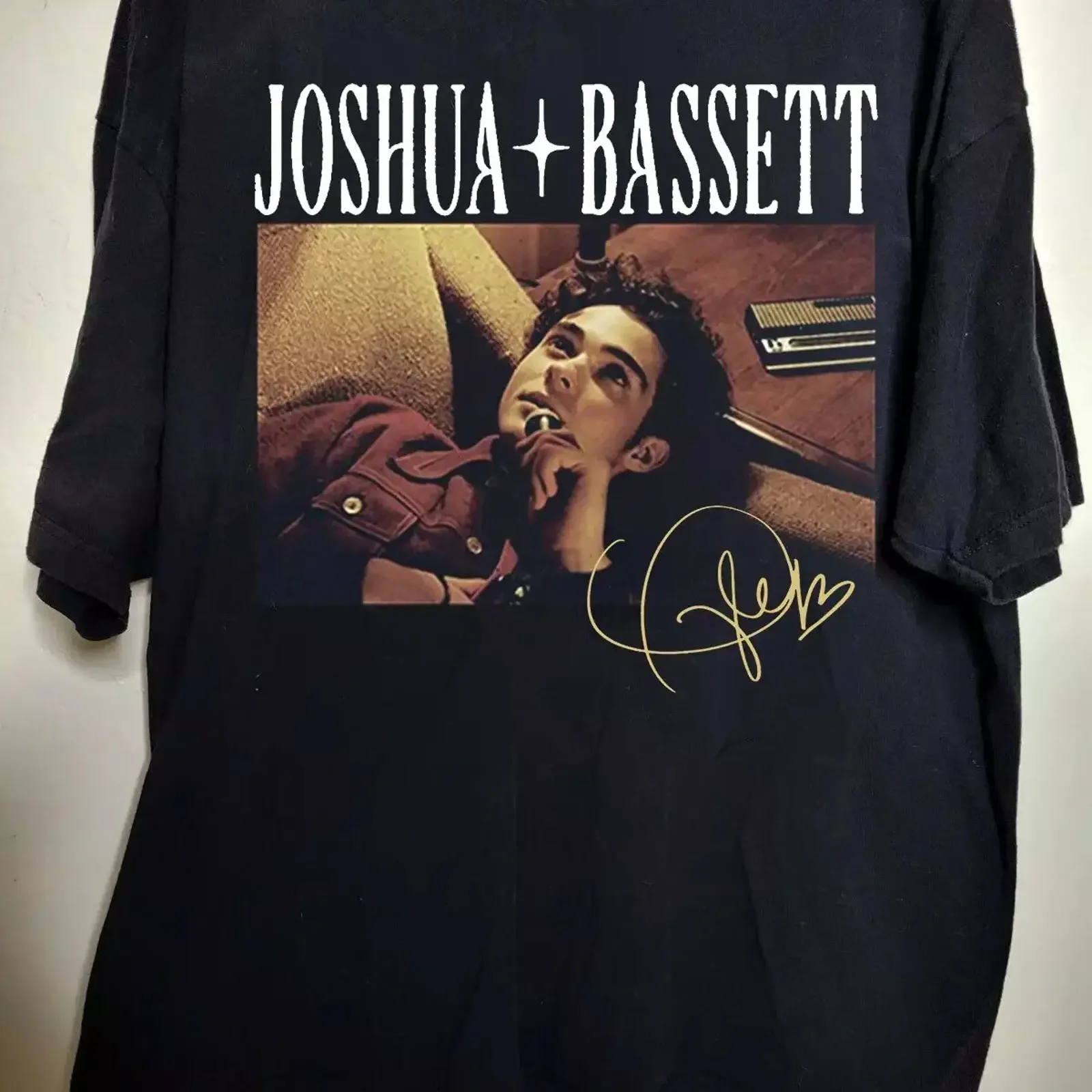 Joshua Bassett Tour 2023 Signature T Shirt All Size S To 5XL vintage Washed Breathable homme Stylish Versatile fashion