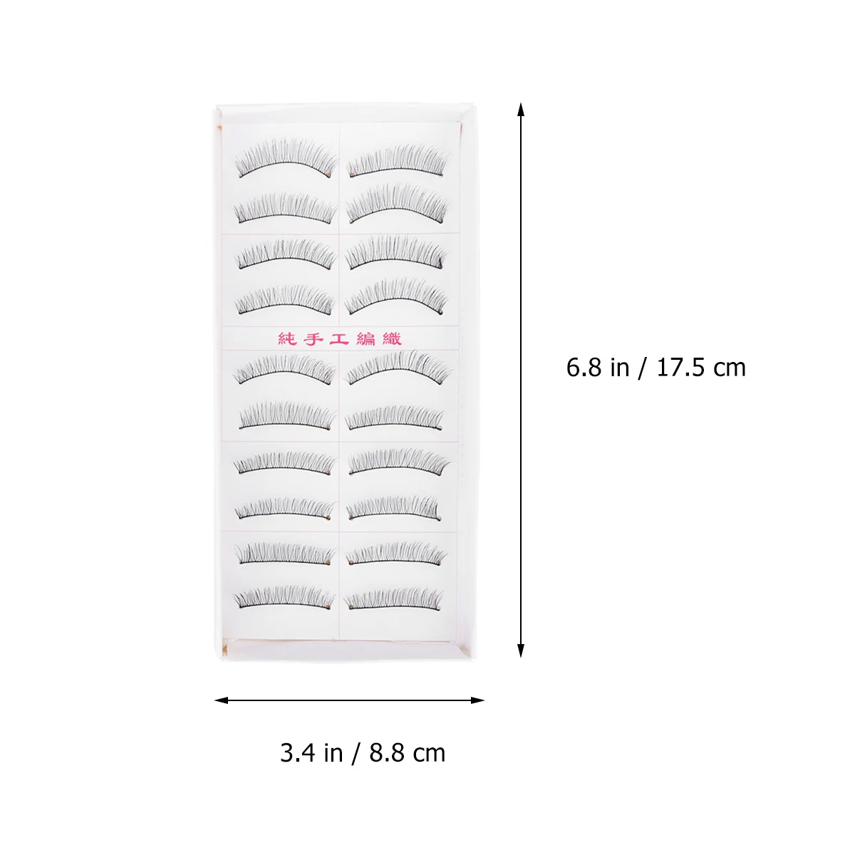 60 pares de cílios postiços de fio de algodão natural feitos à mão cílios longos e grossos acessórios de maquiagem para os olhos confortáveis para todas as ocasiões