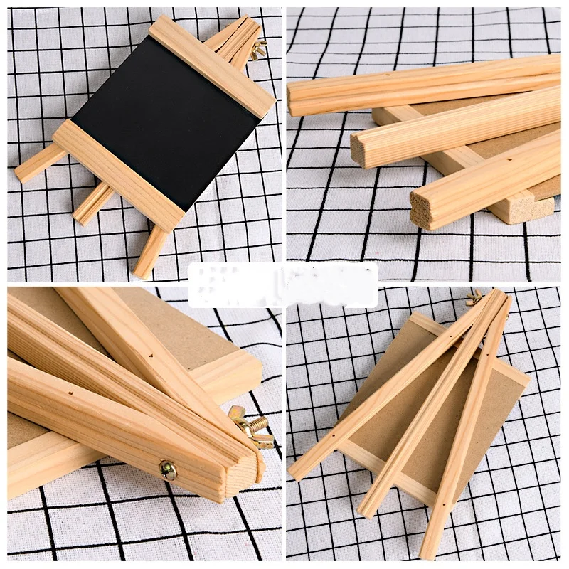 لوحة رسم خشبية قابلة للطي وحامل حامل سبورة - حامل طاولة فني محمول للطلاب والرسم والكتابة بنفسك