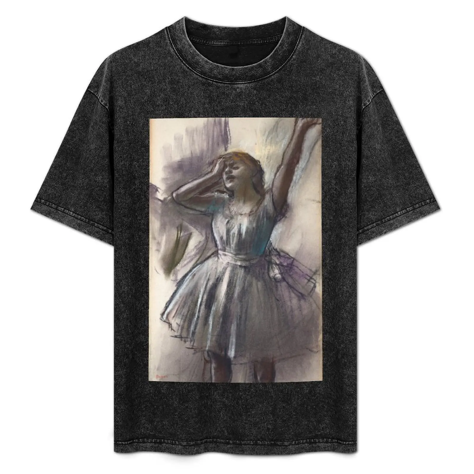 

Edgar Degas - Dancer Stretching T-Shirt t shirts for man graphic funny funny t shirts dark humor T-Shirt