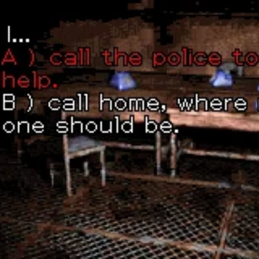 32bit game card : Play Novel - Silent Hill ( Japan Version!! )