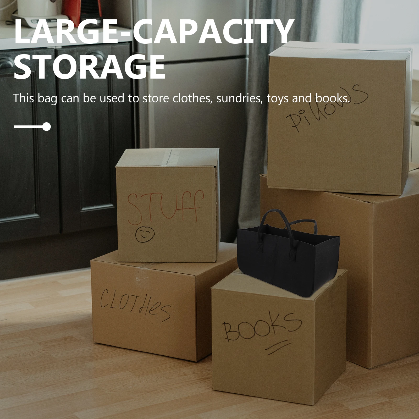 

1Pcs Multipurpose Storage Bag Large Capacity Folding Household Laundry Bag Portable Carrying Sundry Pouch