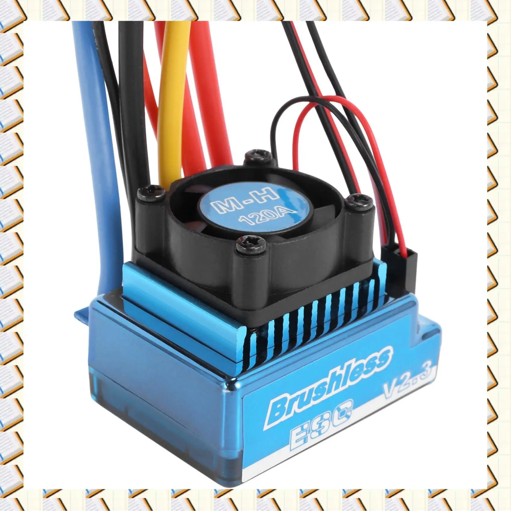 

A14M 2X 120A Brushless Esc Electric Speed Controller Waterproof Dust-Proof Rc Part Accessory