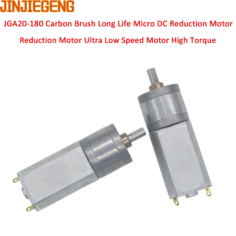 JGA20-180 Electric dc gear motor 12V 12000 Dc motor with dia20mm metal gear box reducer motor reduction aslong factory