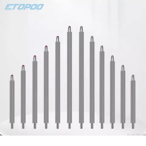 다이얼 표시기 연장봉 루비 M2.5mm D5xL10 15 20 25 30 80 90 100 볼 포인트 0-10mm 산업용 품질 다이얼 게이지 롱 로드