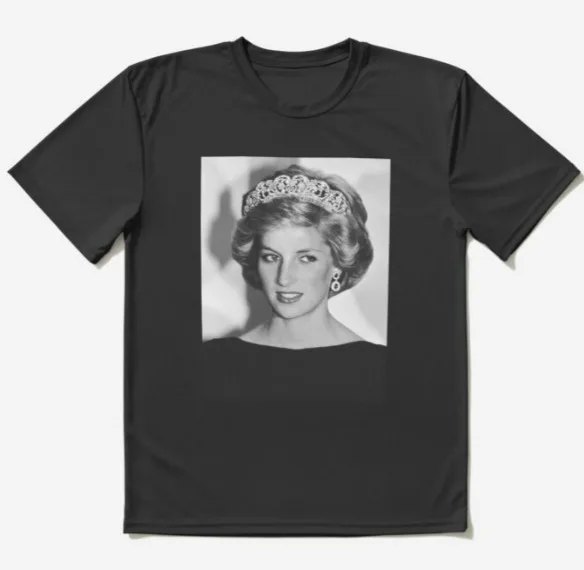 hot art, new,.!! Princess Diana t shirt, one side, HOT/cotton, art/hot,new