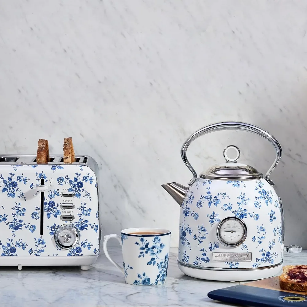 غلاية كهربائية من الفولاذ المقاوم للصدأ سعة 1.7 لتر بقدرة 1500 وات لتسخين المياه بكفاءة