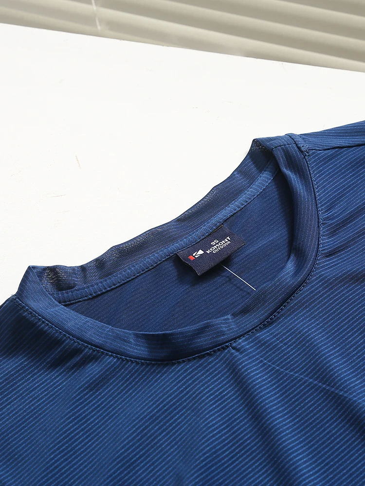 

Men's Faion Urban Sle Long Sve round Ne T-irt Qui Dry Breathable Moisture ng Four Way Stretch Spring Summer