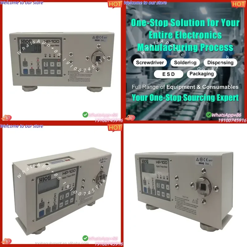 CE Certificate Repairing Mini Torque Tester for Screwdriver Digital Dynamic Torque Meter HP-100