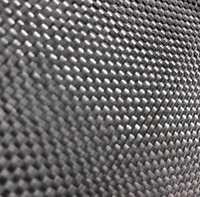 3k 240 GSM Thickness 0.32mm Thick Plain Carbon Fiber Cloth，50cm Width
