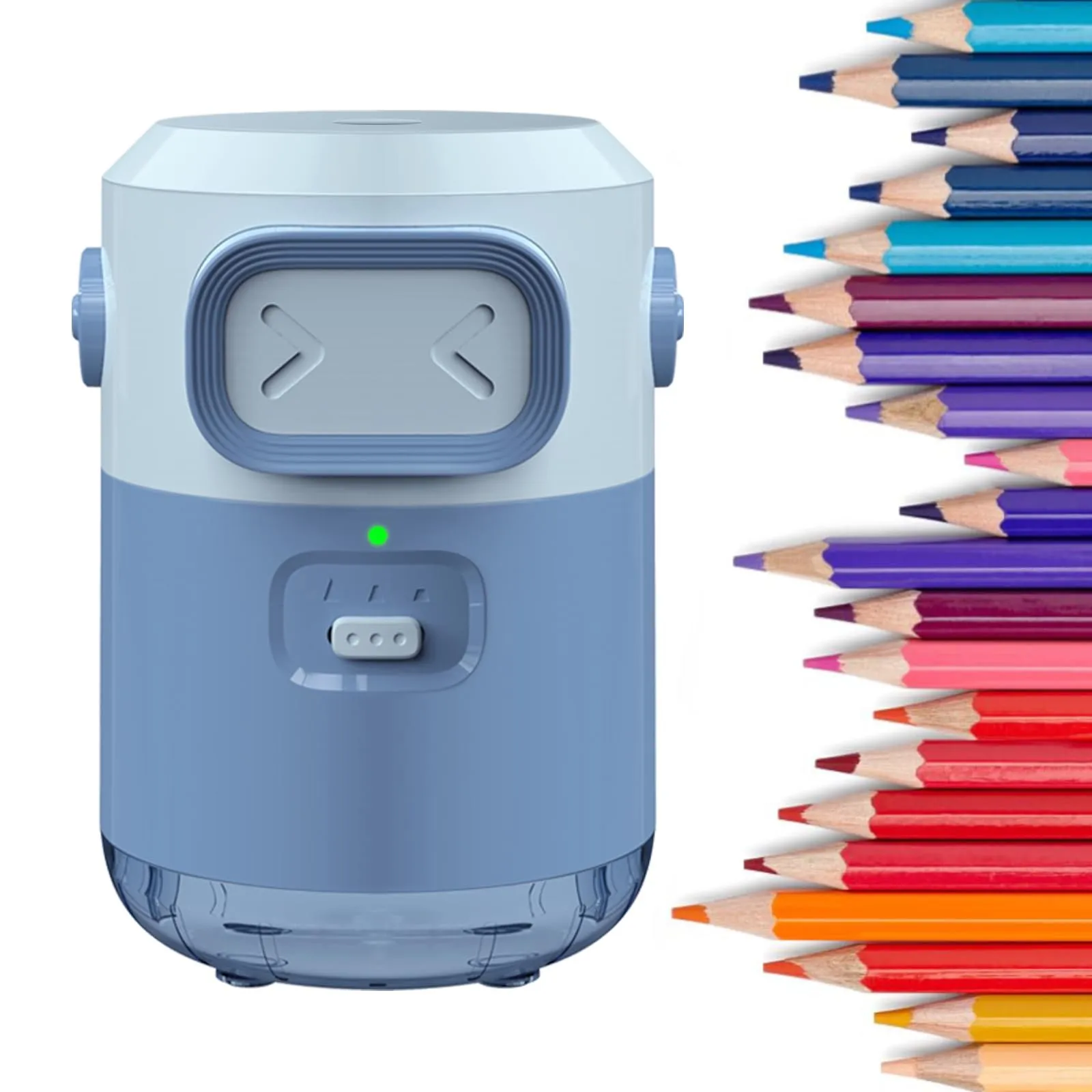 

Автоматическая электрическая точилка для карандашей, 2000 мАч, перезаряжаемая, быстрое заточивание за 3 секунды, для карандашей 6,5-8 мм, для студентов, школы, офиса, творчества