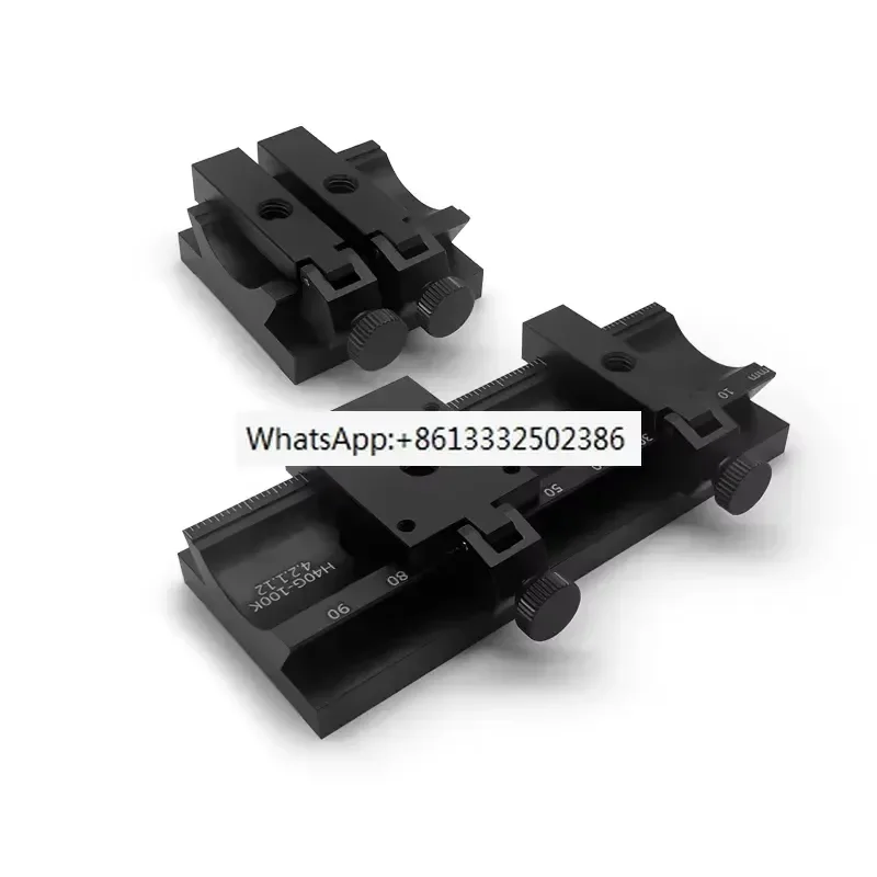 1pcs Swallowtail Groove Optical Guide Rail with Slider Single Axis Linear Slide Rail Customizable for Research Institute