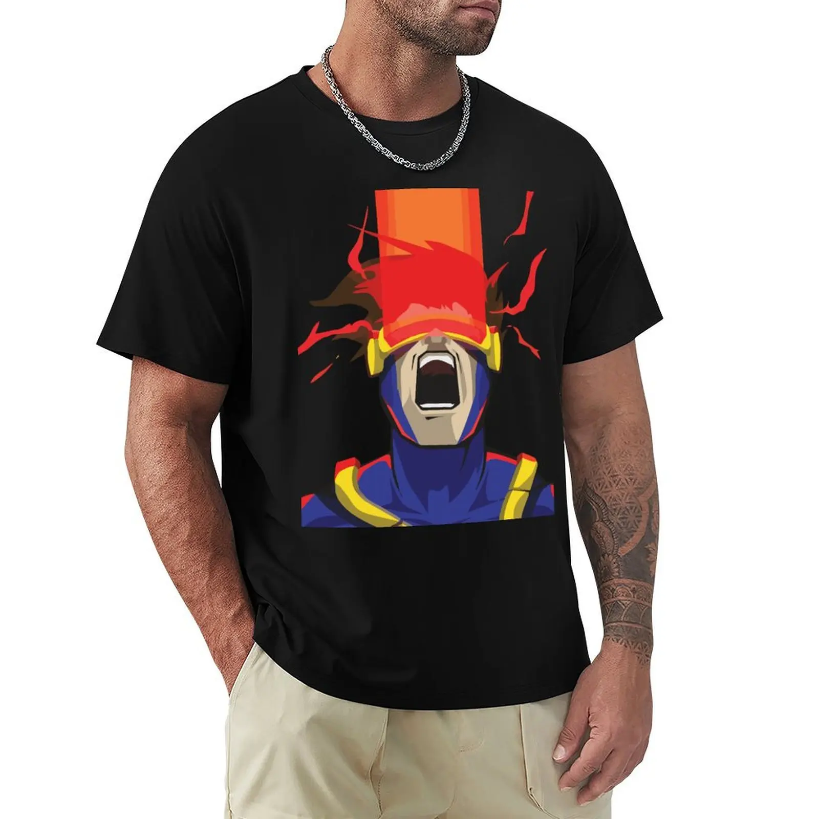 Cyclops T-Shirt Plus Size Gym Sports T-Shirt