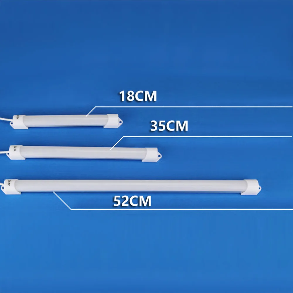 Listwa nocna LED USB 5V Taśma LED do kuchni Aluminiowa listwa lampy do szafki Oświetlenie wewnętrzne Przełącznik wciskany