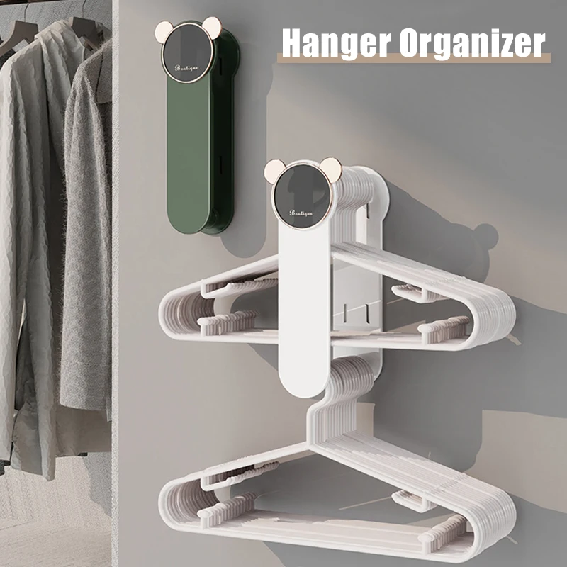 Multifunctional Wall Hanger Organizer for Hanging Clothes, Space-Saving, Washing Machine Storage Rack, Balcony Hanging Rack