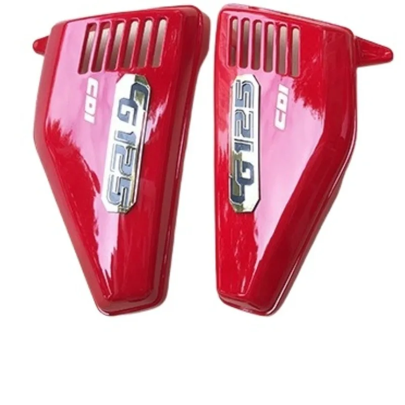 Motorcycle Plastic Body Covers of Battery Tool Side Panels for Honda Lifan Dayang Loncin CG125 CDI125 Right Left With Rubbers
